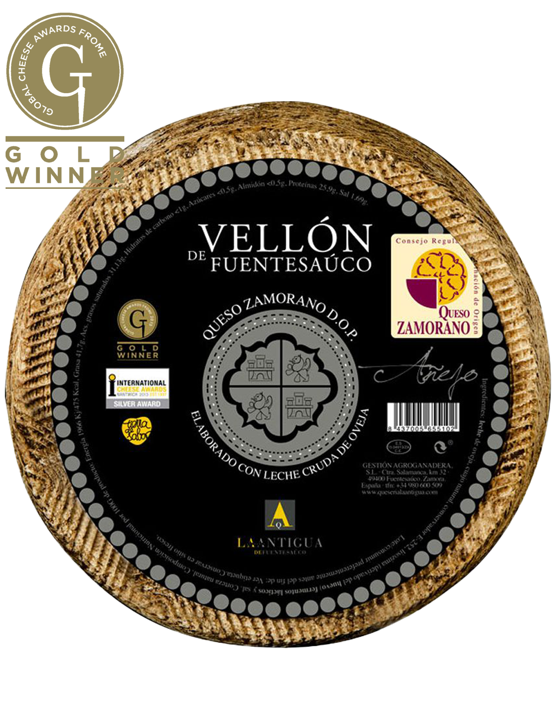 Queso de oveja AÑEJO DOP zamorano Vellón de Fuentesaúco