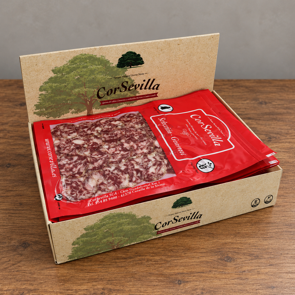 Salchichón Ibérico de Bellota loncheado