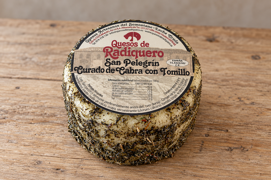 Queso curado San Pelegrín al tomillo