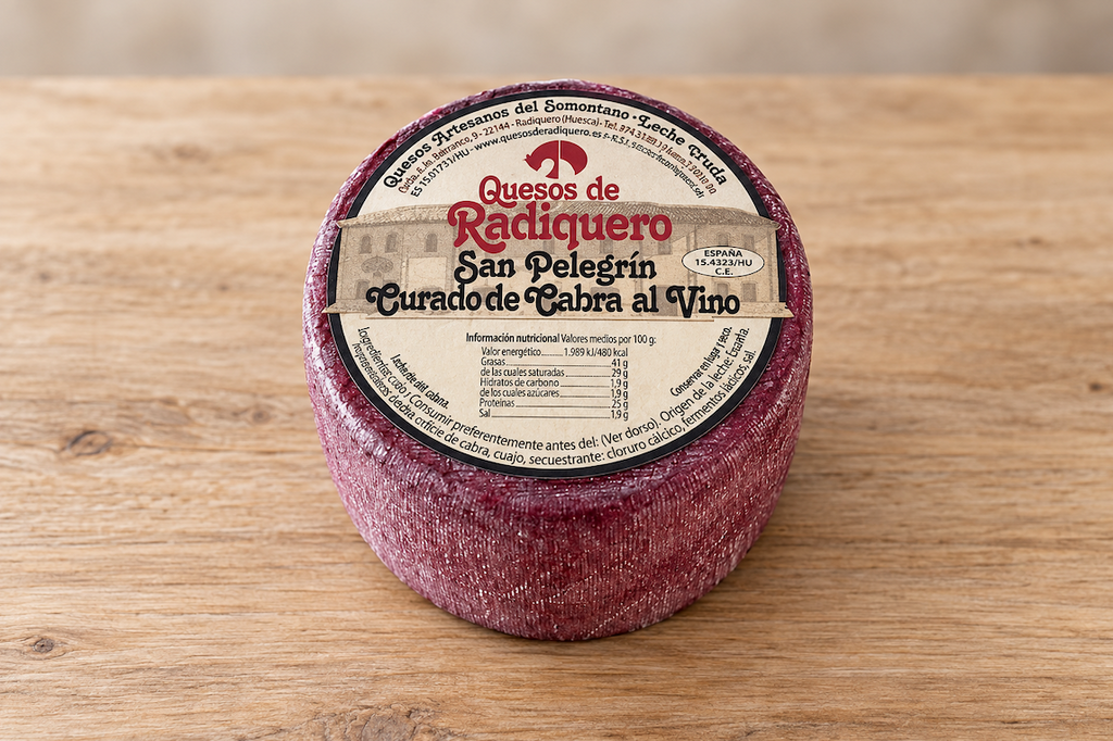 Queso San Pelegrín al vino