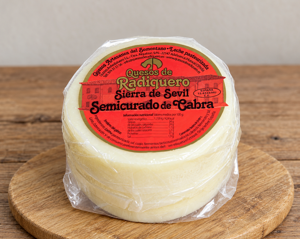 Queso semicurado Sierra de Sevil