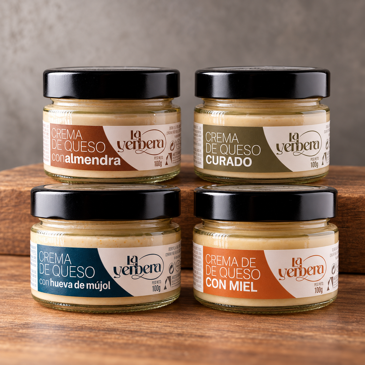 Cremas Variadas de Queso La Yerbera