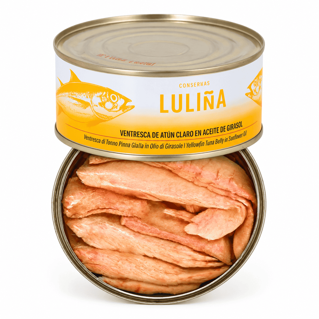Ventresca de atun claro en aceite de girasol Luliña